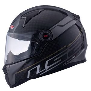 Moto - ATV Helmet LS2 FF396 CR1 TRIX titanium big carbon