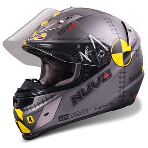 Moto - ATV Helmet Nuvo Road R&amp;D Graphic Gun Matt