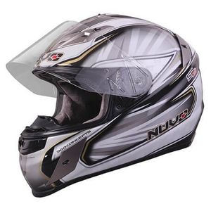 Moto - ATV Helmet Nuvo Union Wht/Gun/Blk