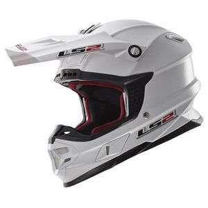 Moto - ATV off road Helmet LS2 MX456 SINGLE MONO GLOSS WHITE