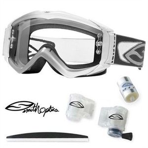 Moto Off road Goggles Smith Fuel V2 Sweat-X RP White/Silver