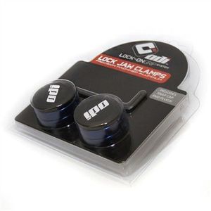 ODI GRIPS Set Lock Jaw Clamps w/Snap Caps - Blue