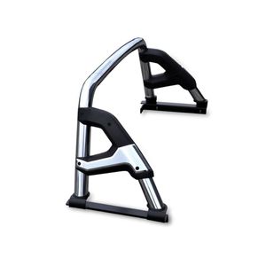 Rollbar Nissan Navara 15-Present stainless steel - KEKO ARP RIO, chrome with black