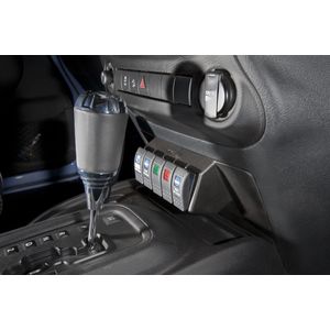 Lower Switch Panel Black DAYSTAR - Jeep Wrangler JK 11-15