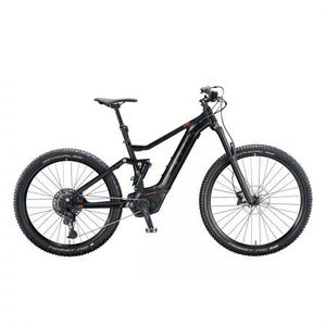 Bicicleta electrica MTB KTM MACINA KAPOHO LTD 2020 full suspension 27.5" 1x12 negru mat / portocaliu