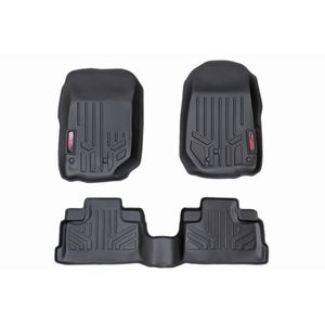 Heavy Duty Floor Mats Rough Country - Jeep Wrangler JL Unlimited
