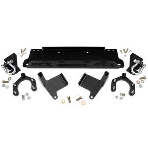 Winch Plate with d-ring Mounts Rough Country - Jeep Wrangler JK