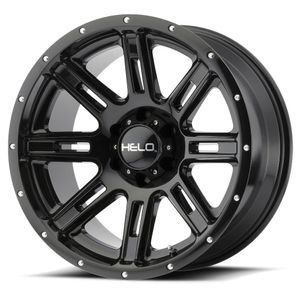 Alloy Wheel 9x20in 6x114,3 ET18 HELO Model 900 Gloss Black - Nissan Navara 05-14