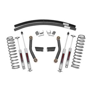 3in Rough Country Lift Kit Pro Suspension - Jeep Cherokee XJ